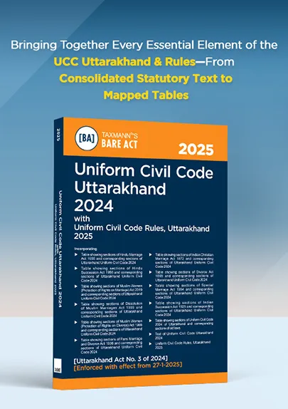 Uniform Civil Code Uttarakhand 2024 with Uniform Civil Code Rules Uttarakhand 2025 – Bare Act
