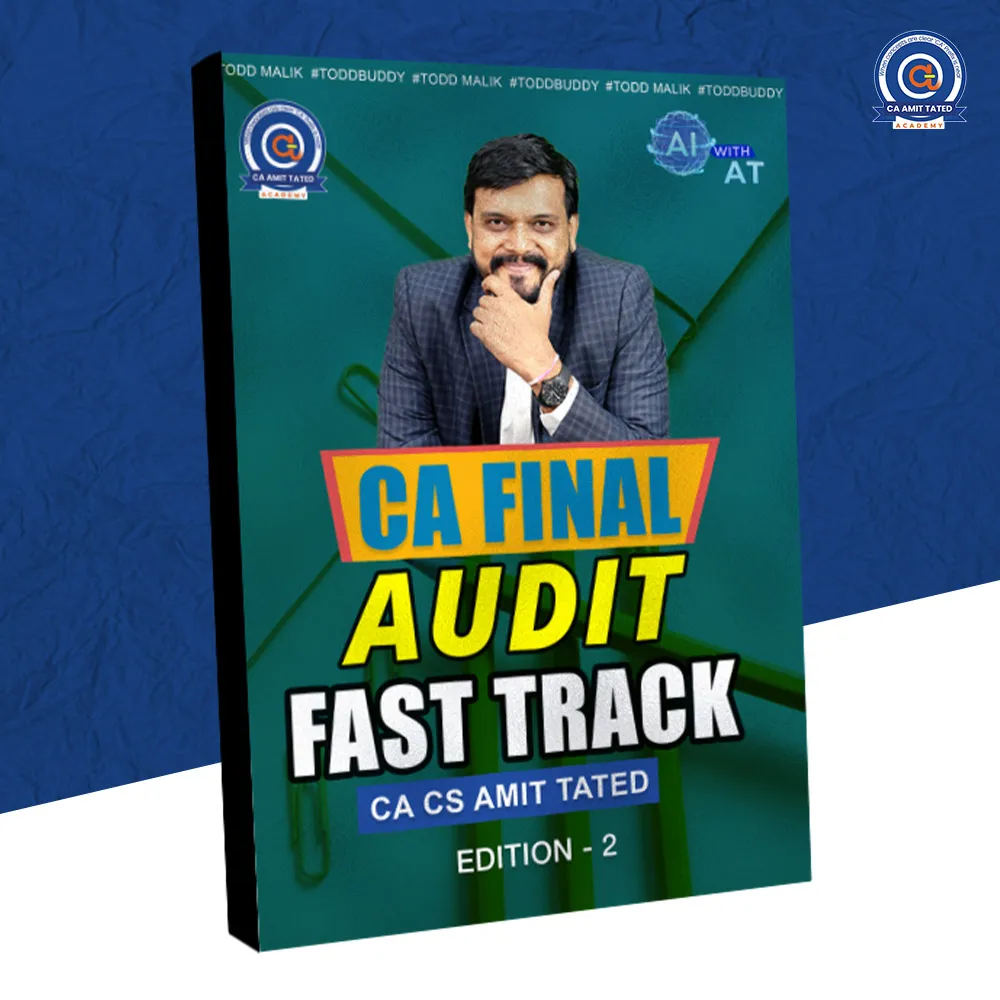CA Final Audit Fast Track (Edition 2) by CA CS Amit Tated book cover