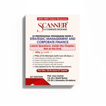 CS Professional Paper 5 Strategic Management and Corporate Finance Scanner