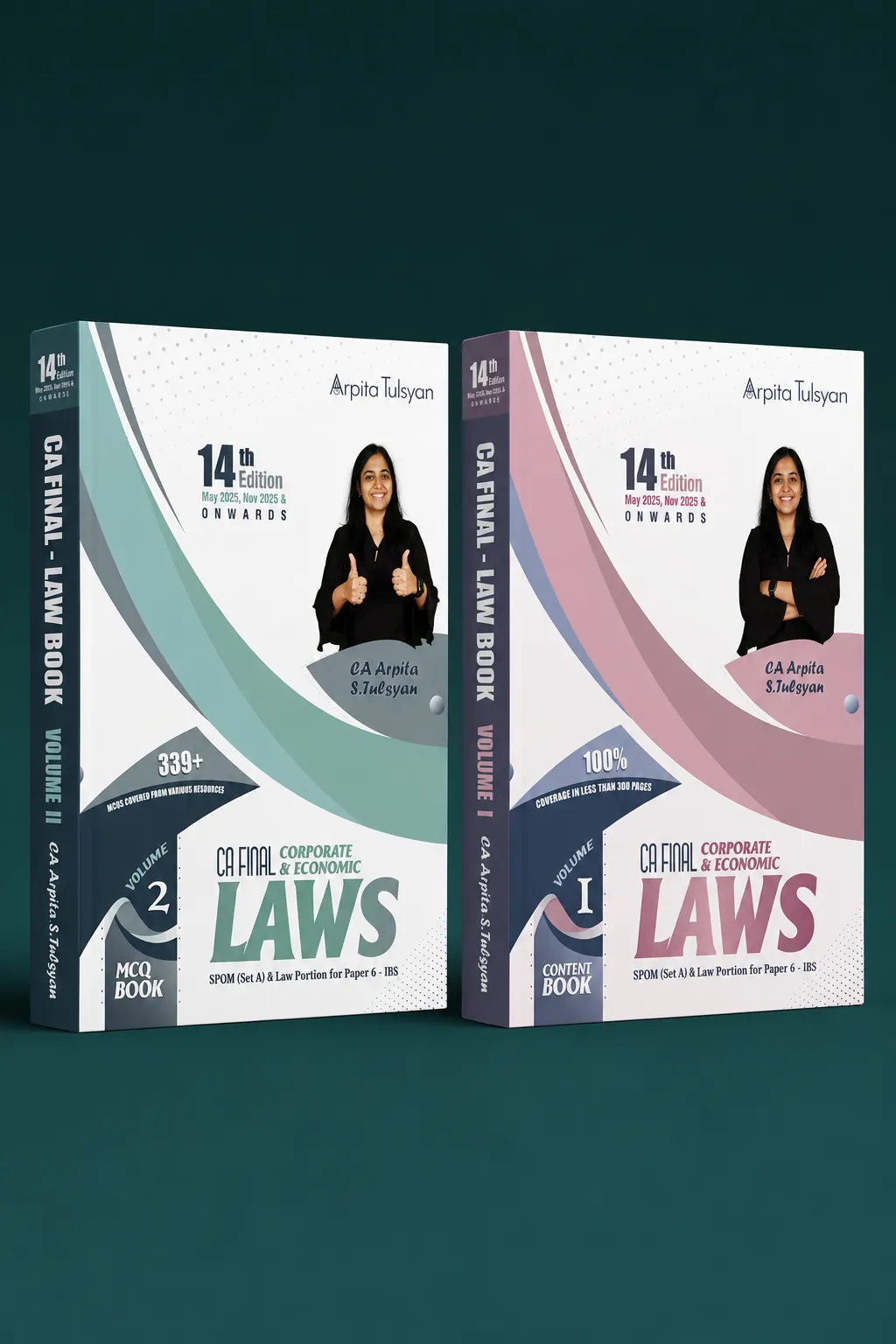 CA Final Law Book (SPOM Set A) – Latest 14th Edition by CA Arpita Tulsyan book cover