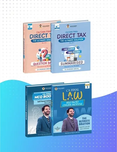 CA Final Set A SPOM + Direct Tax Summary Notes and Question Bank