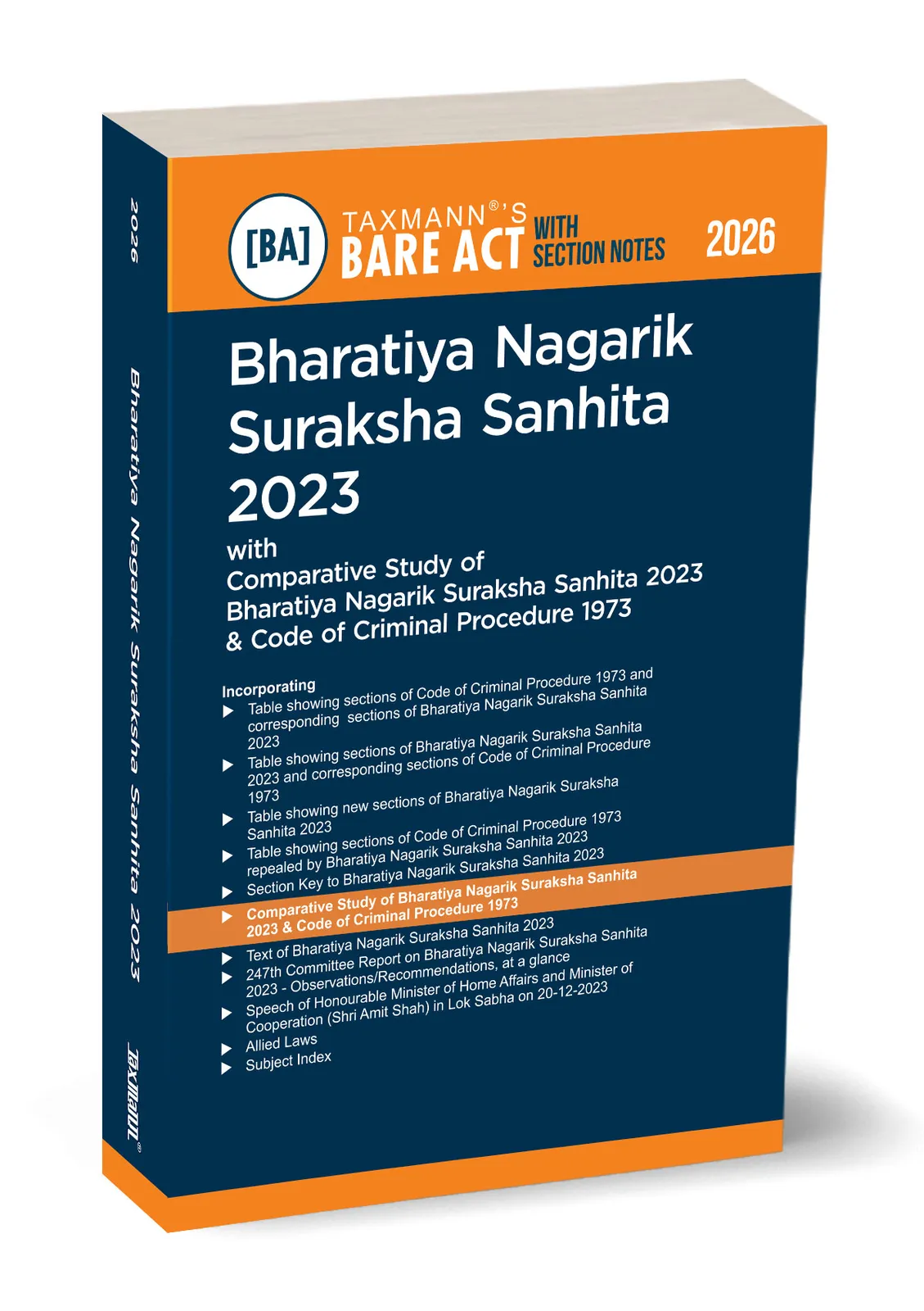 Bharatiya Nagarik Suraksha Sanhita (BNSS) 2023 – Bare Act with Section Notes