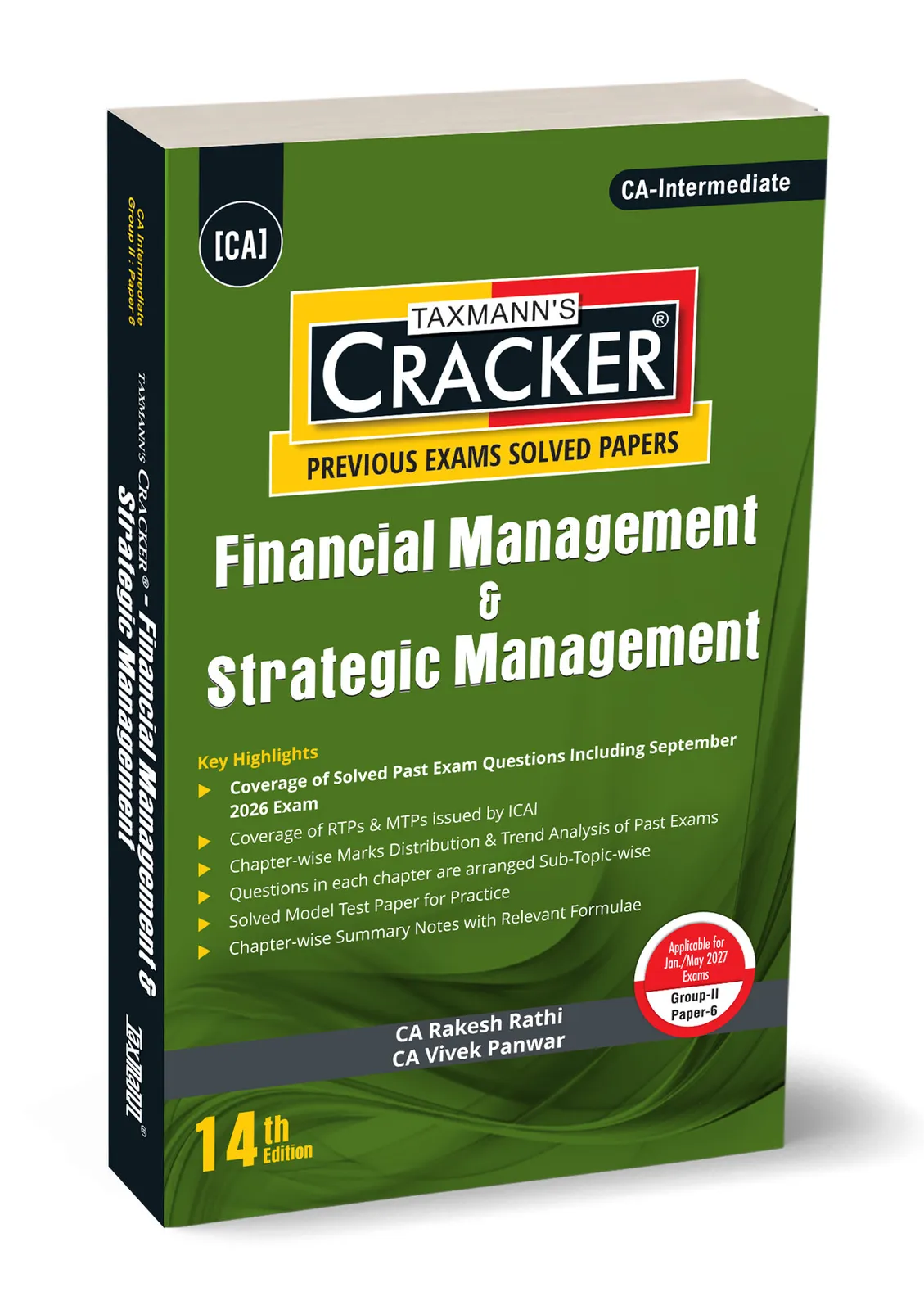 Financial Management & Strategic Management (FM and SM | FM SM) | CRACKER book cover