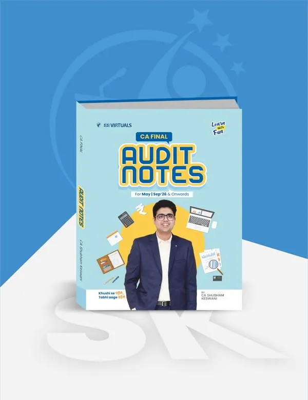 CA Final Audit Notes (New Scheme) By CA Shubham Keswani Applicable For Nov 26 Exams book cover