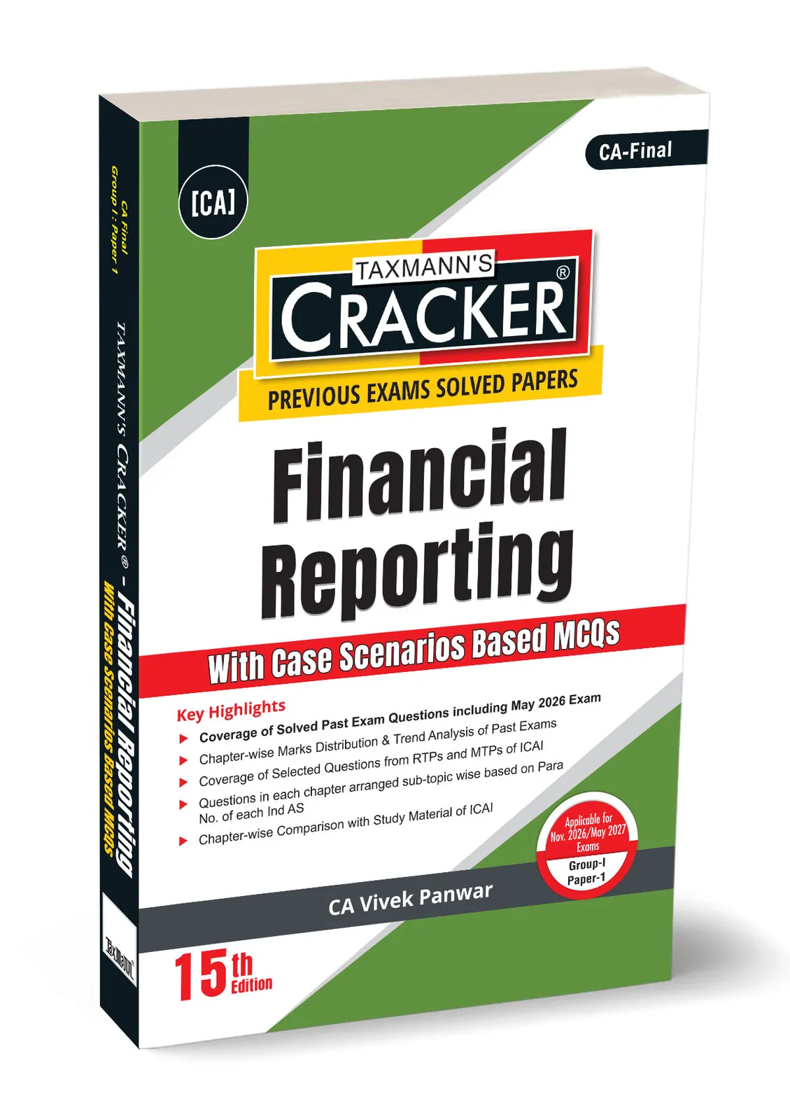 Financial Reporting (FR) | CRACKER book cover