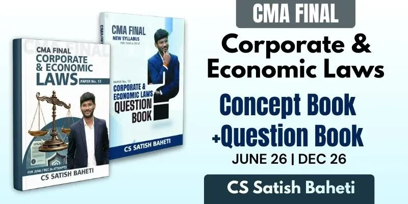 CMA Final Law Only Books by CS Satish Baheti