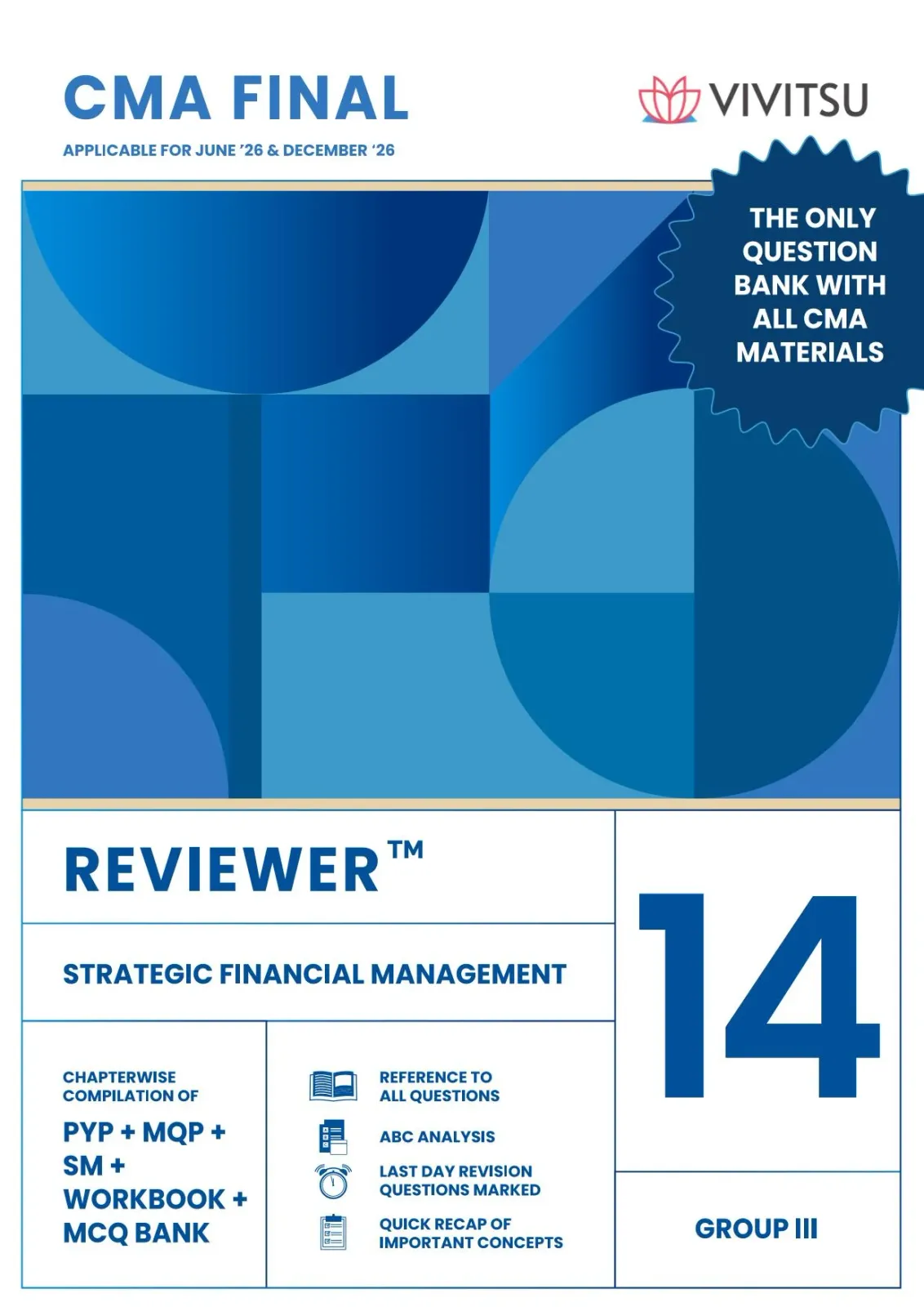 CMA Final Reviewer - Strategic Financial Management book cover