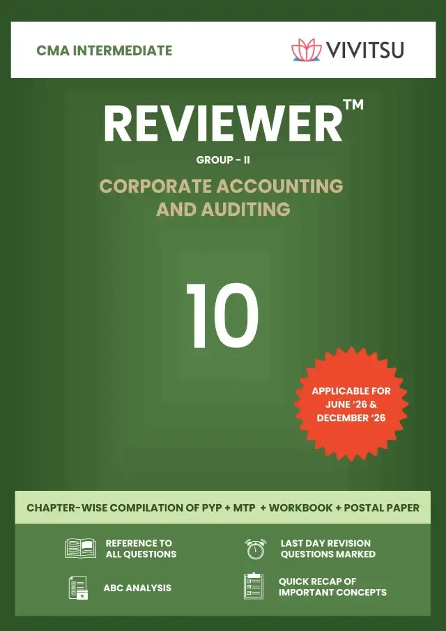 CMA Intermediate Reviewer - Corporate Accounting and Auditing book cover