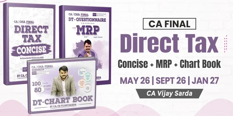 CA Final Direct Tax Books Set by CA Vijay Sarda