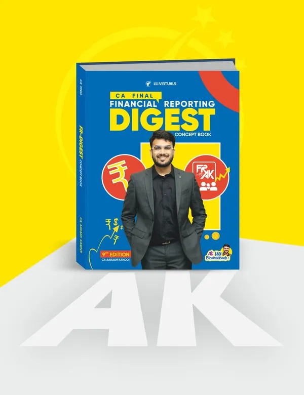CA Final Financial Reporting Digest Concept Book New Scheme By CA Aakash Kandoi Applicable for Nov 2026 book cover