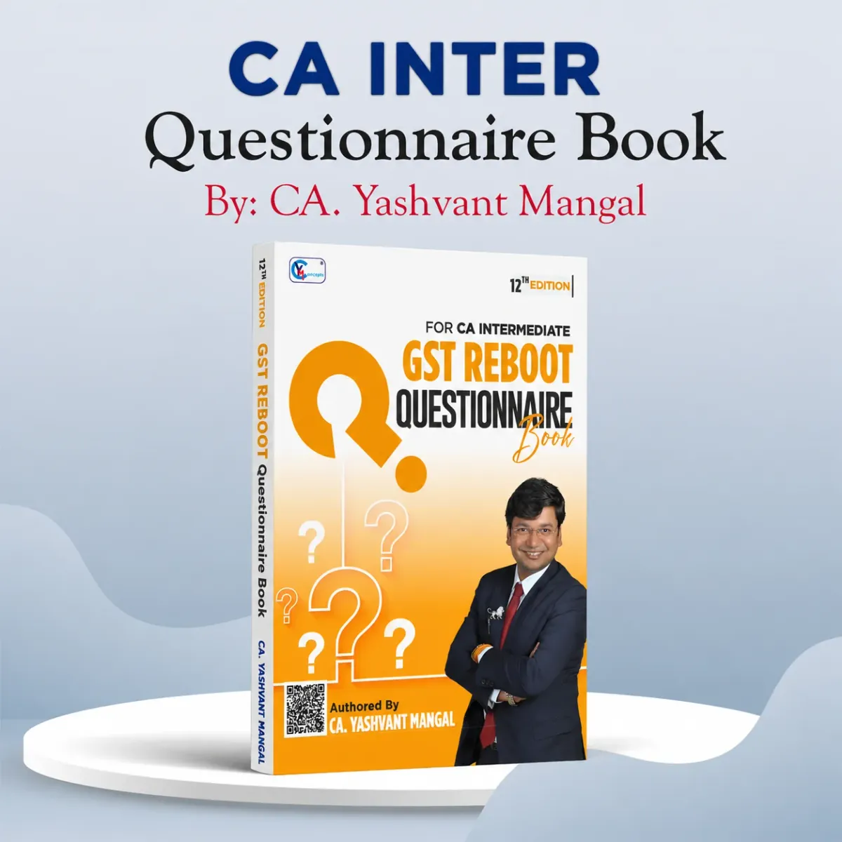 CA INTER - GST Reboot Questionnaire Book book cover