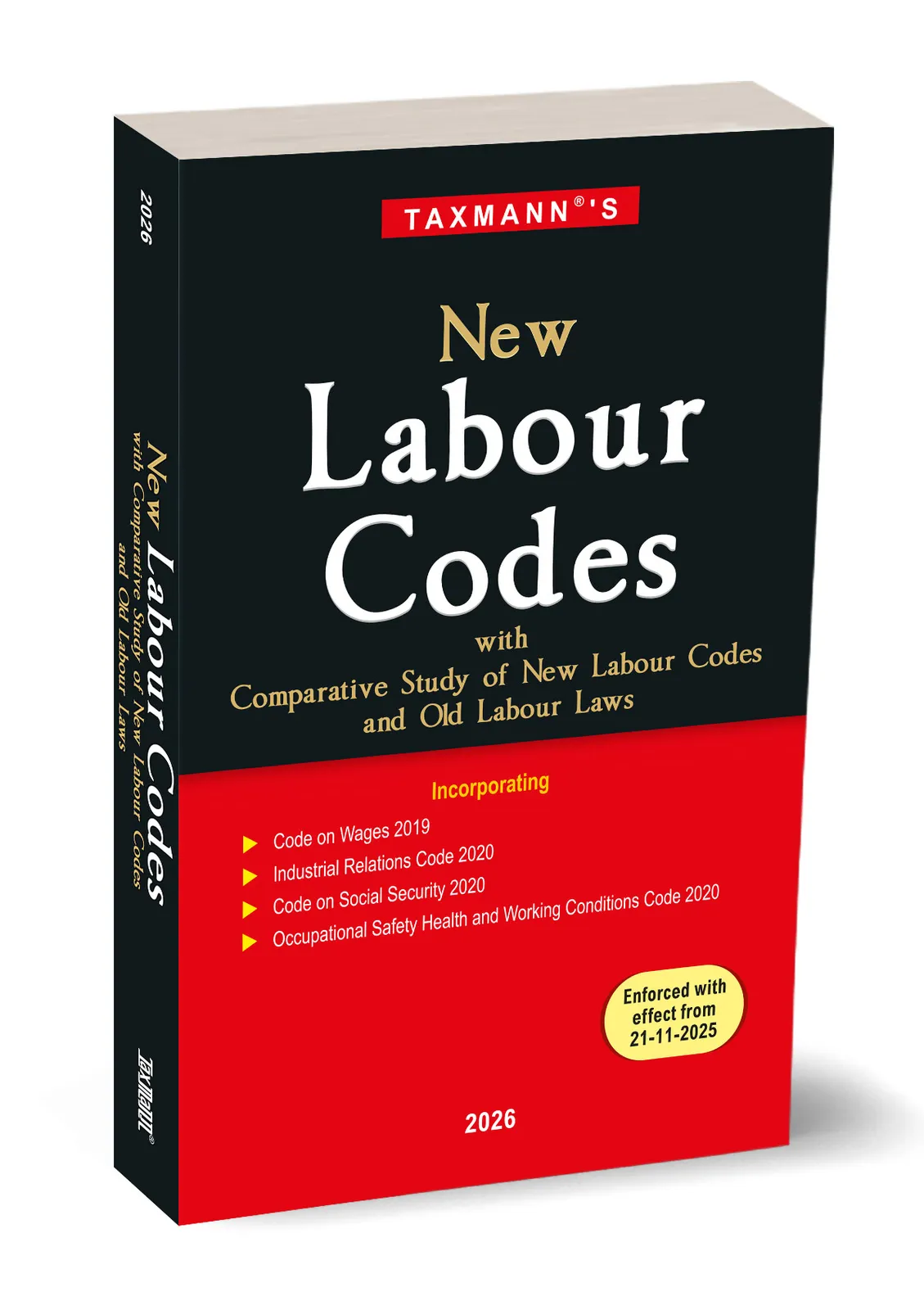 New Labour Codes with Comparative Study of New Labour Codes and Old Labour Laws