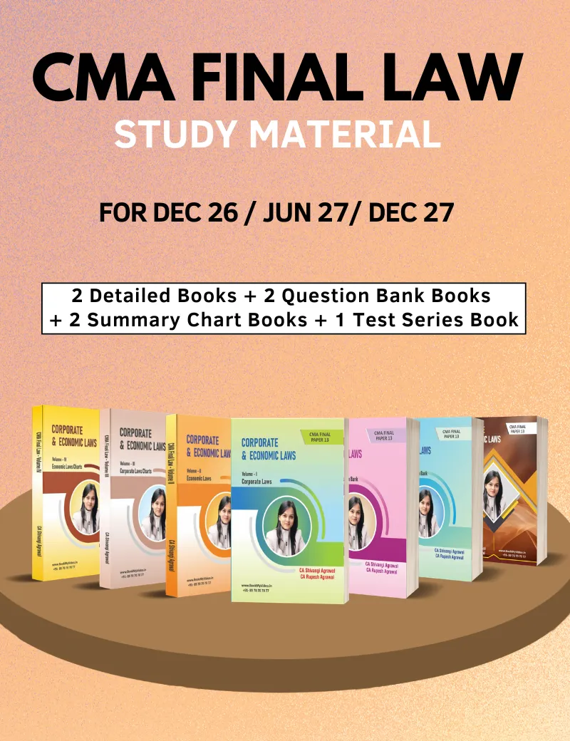 CMA Final Law Books by CA Shivangi Agrawal