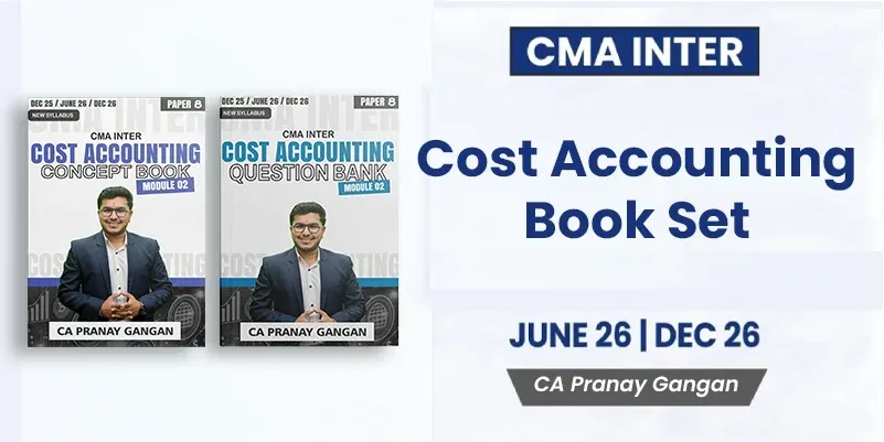 CMA Inter Costing Regular Books by CA Pranay Gangan