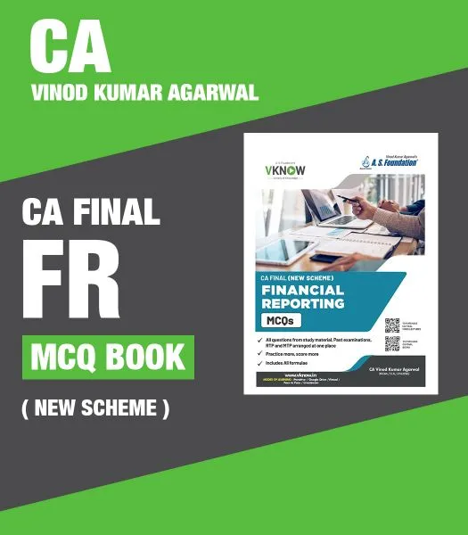 CA Final Financial Reporting MCQ Book book cover