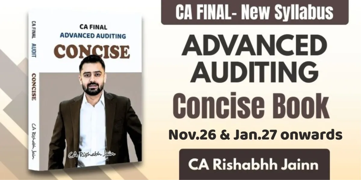 CA Final Audit Concise Book by CA Rishabh Jain