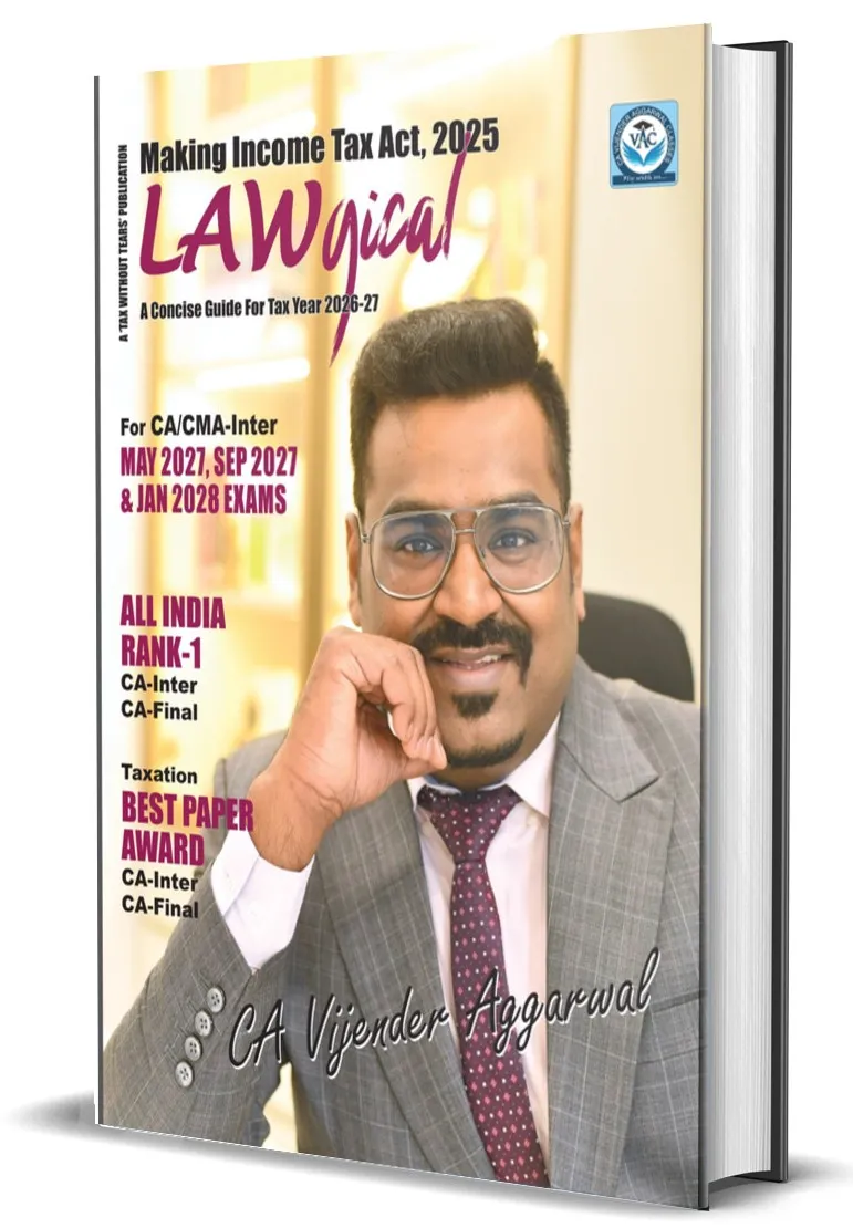 Income Tax LAWgical Provisions Book As Per Income Tax Act 2025 book cover