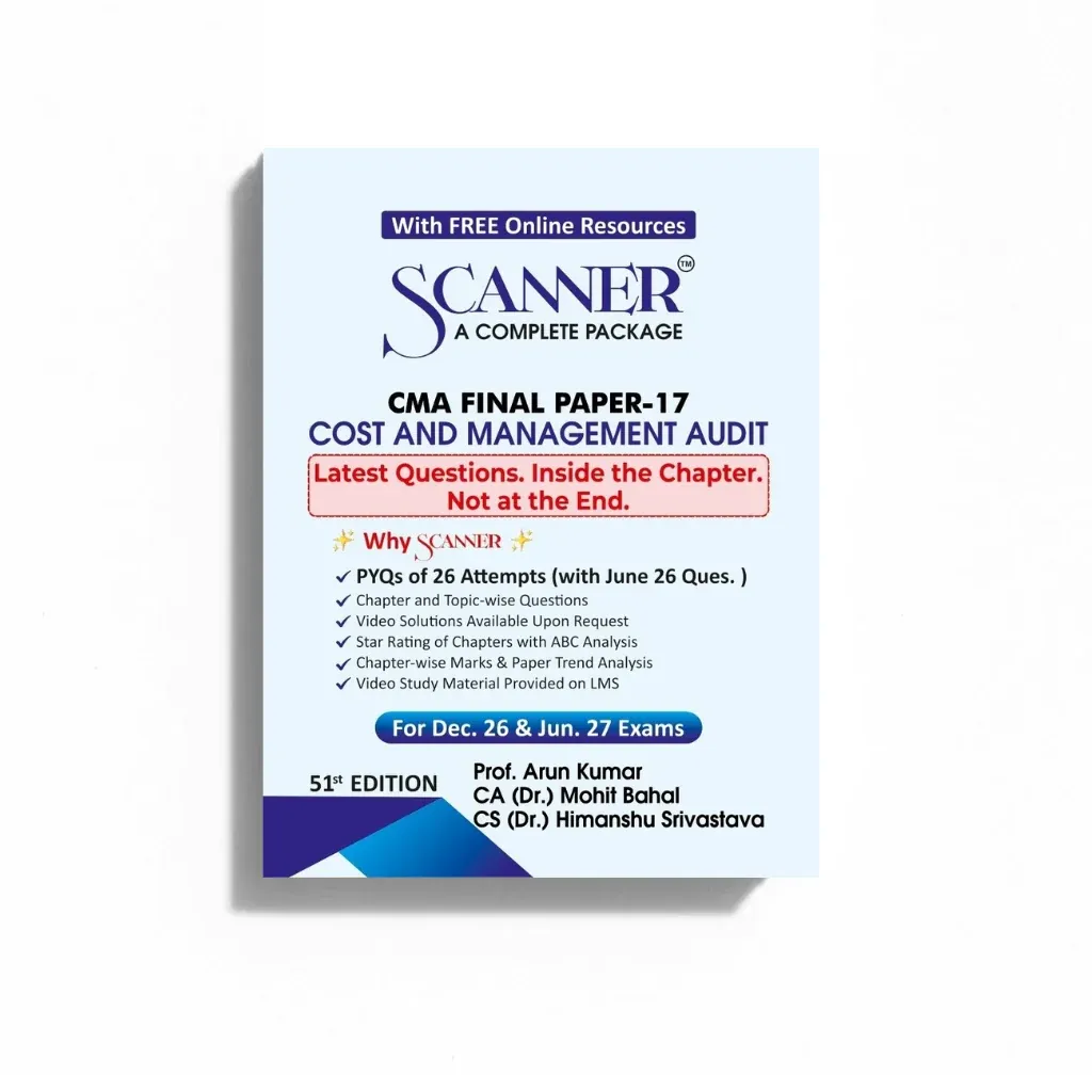 CMA Final Paper 17 Cost and Management Audit Scanner