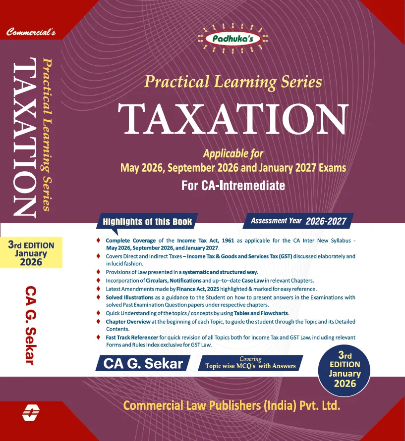 Practical Learning Series — Taxation including MCQ's (CA Inter)
