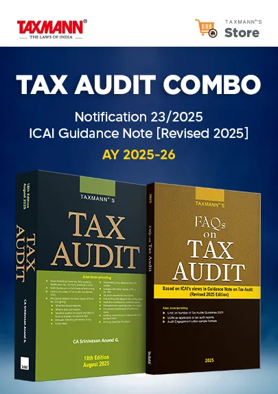 TAX AUDIT Combo [ICAI Aligned] – Tax Audit (Commentary) | FAQs on Tax Audit (ICAI Guidance Note Aligned) | 2025 Edition | Set of 2 Books