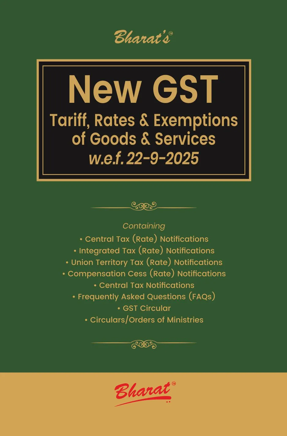 New GST Tariff, Rates & Exemptions of Goods & Services