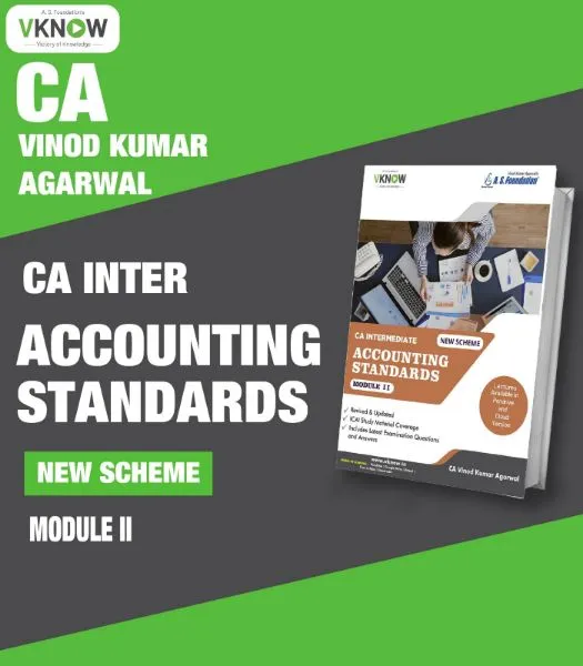 CA Inter Accounting Standards book cover