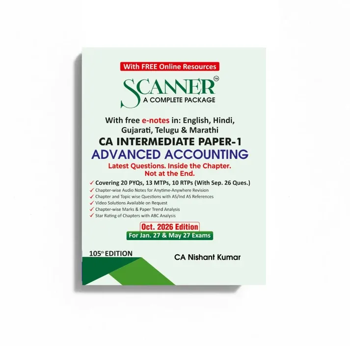 CA Inter Paper - 1 Advanced Accounting Scanner