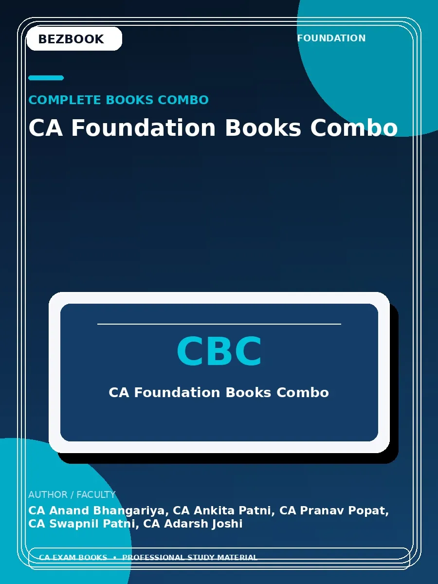 CA Foundation Books Combo