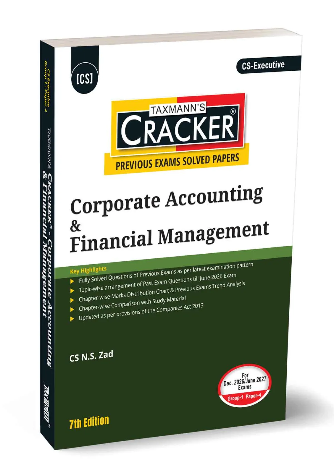 Corporate Accounting & Financial Management (CAFM | CA & FM) | CRACKER