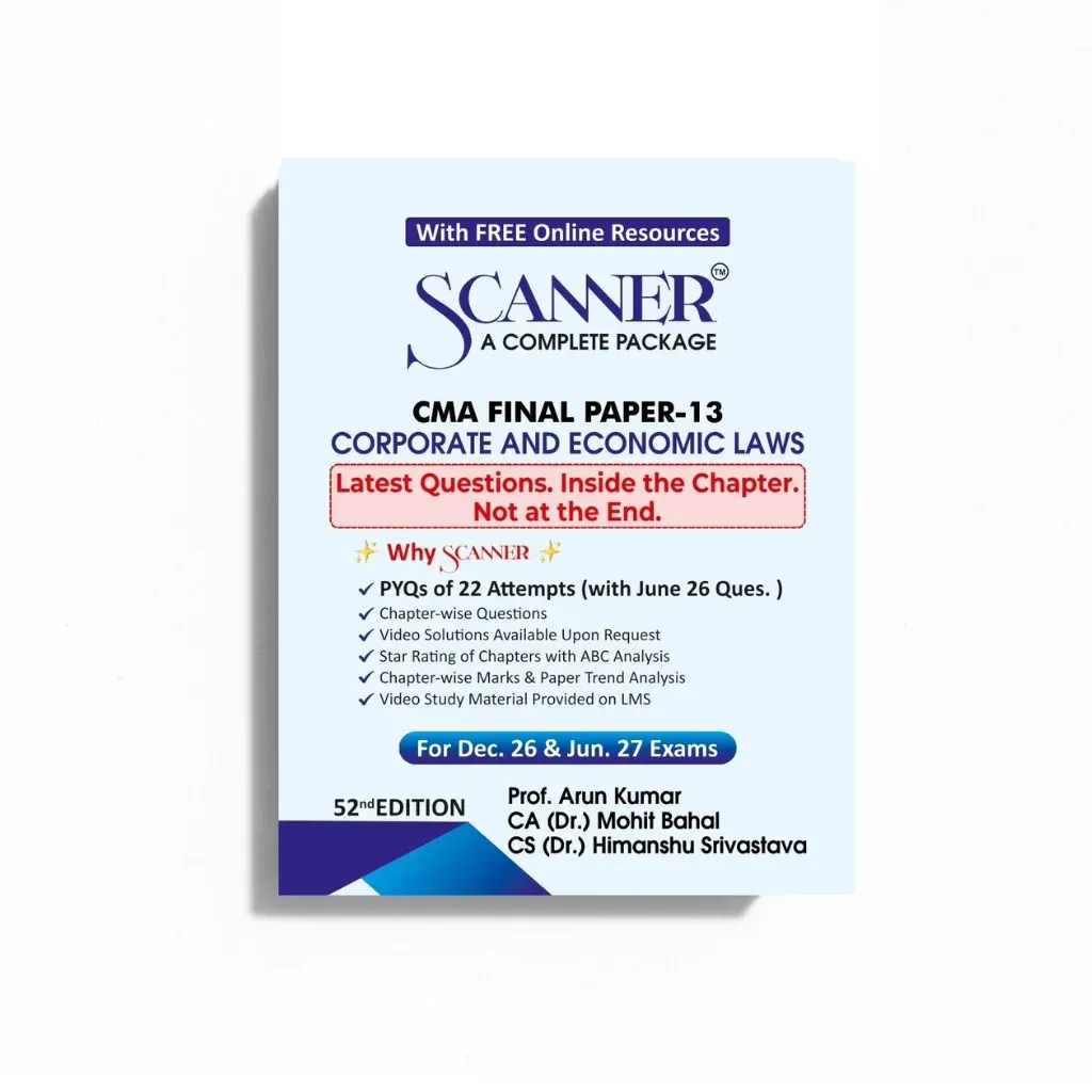 CMA Final Paper 13 Corporate and Economic Laws Scanner