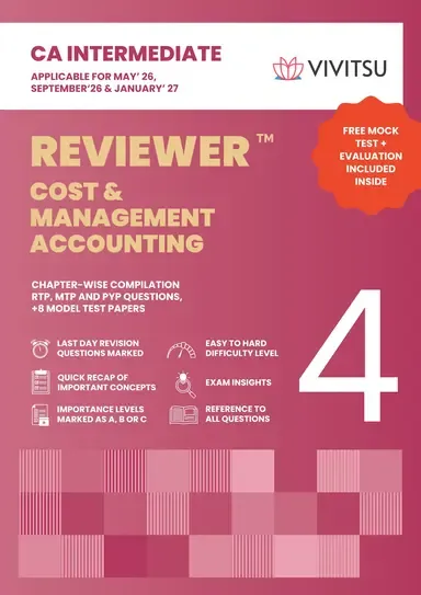 CA Intermediate Reviewer - Cost and Management Accounting
