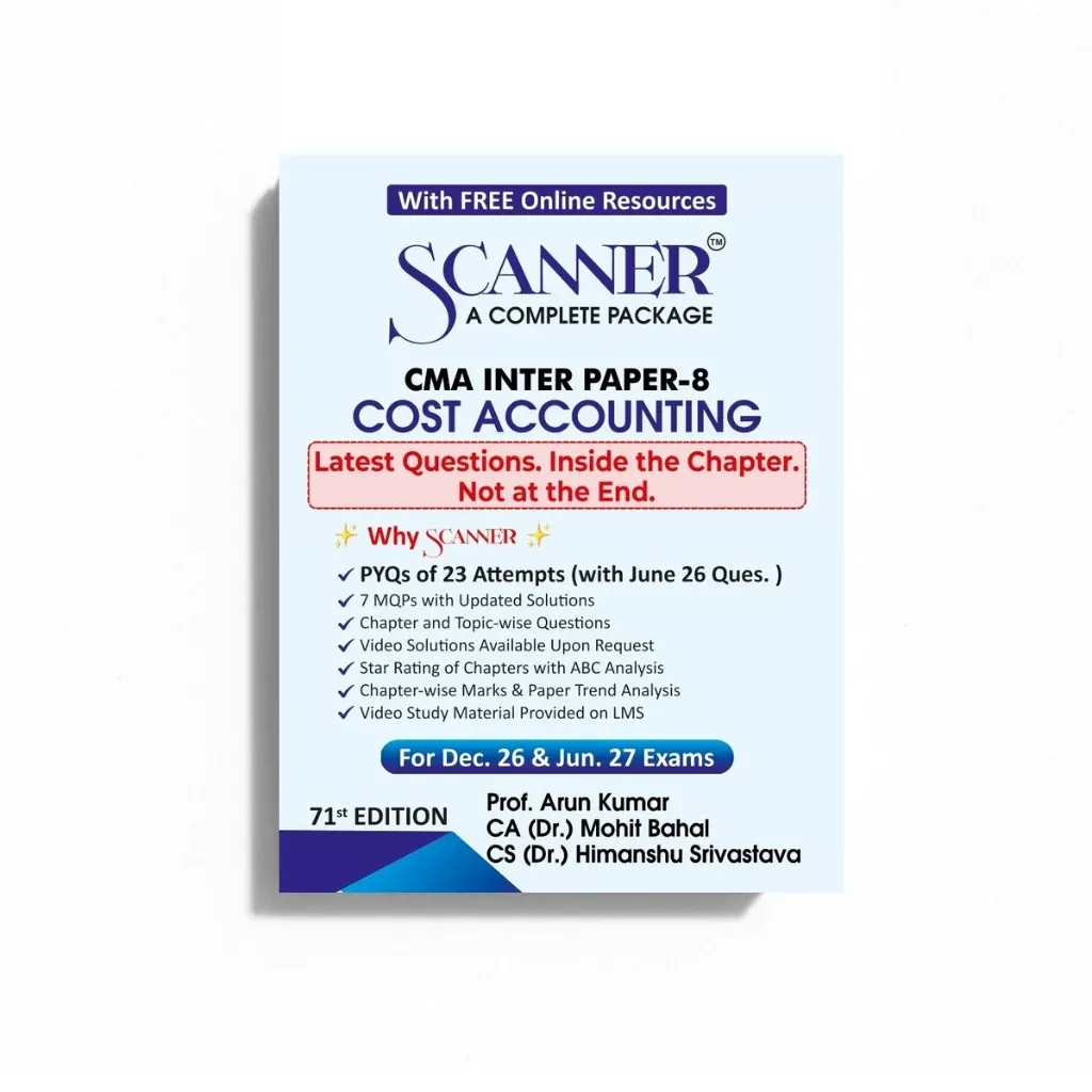 CMA Inter Paper 8 Cost Accounting Scanner