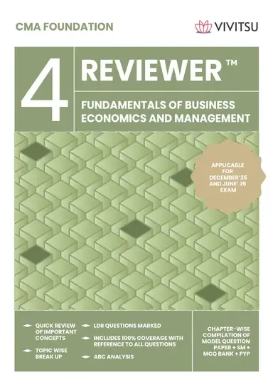 CMA Foundation Reviewer - Fundamentals of Business Economics and Management