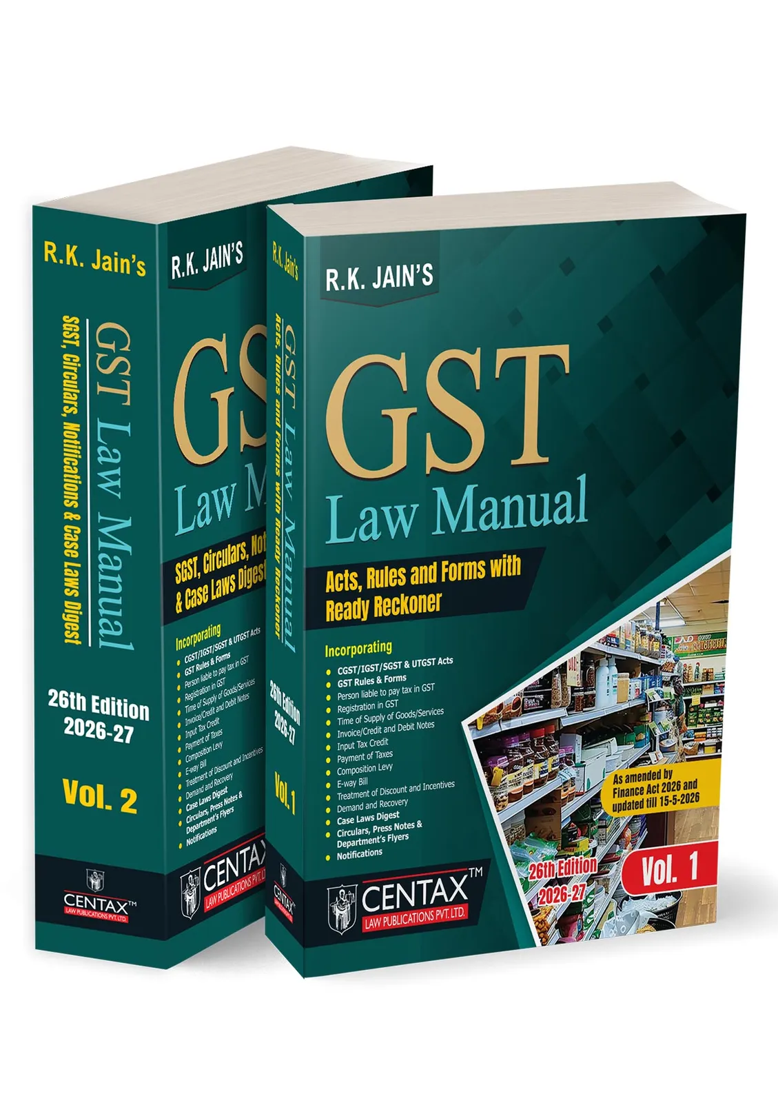 R.K. Jain's GST Law Manual | 2026-27