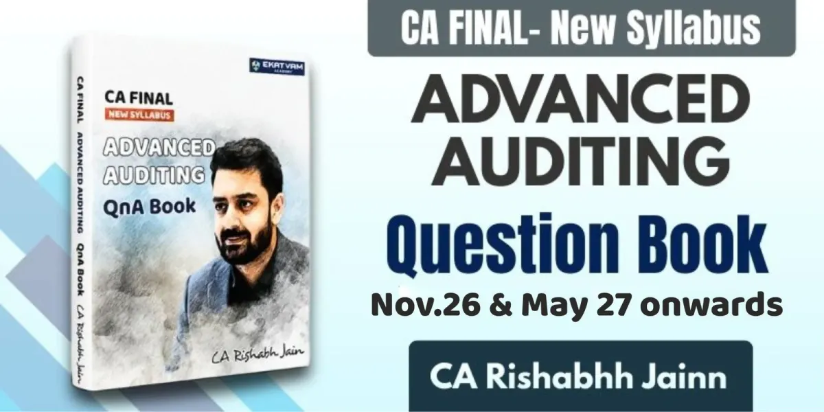 CA Final Audit Questionnaire New Syllabus by CA Rishabh Jain book cover