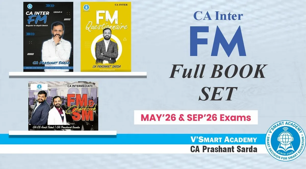 Inter FM Complete Book Set | By CA Prashant Sarda