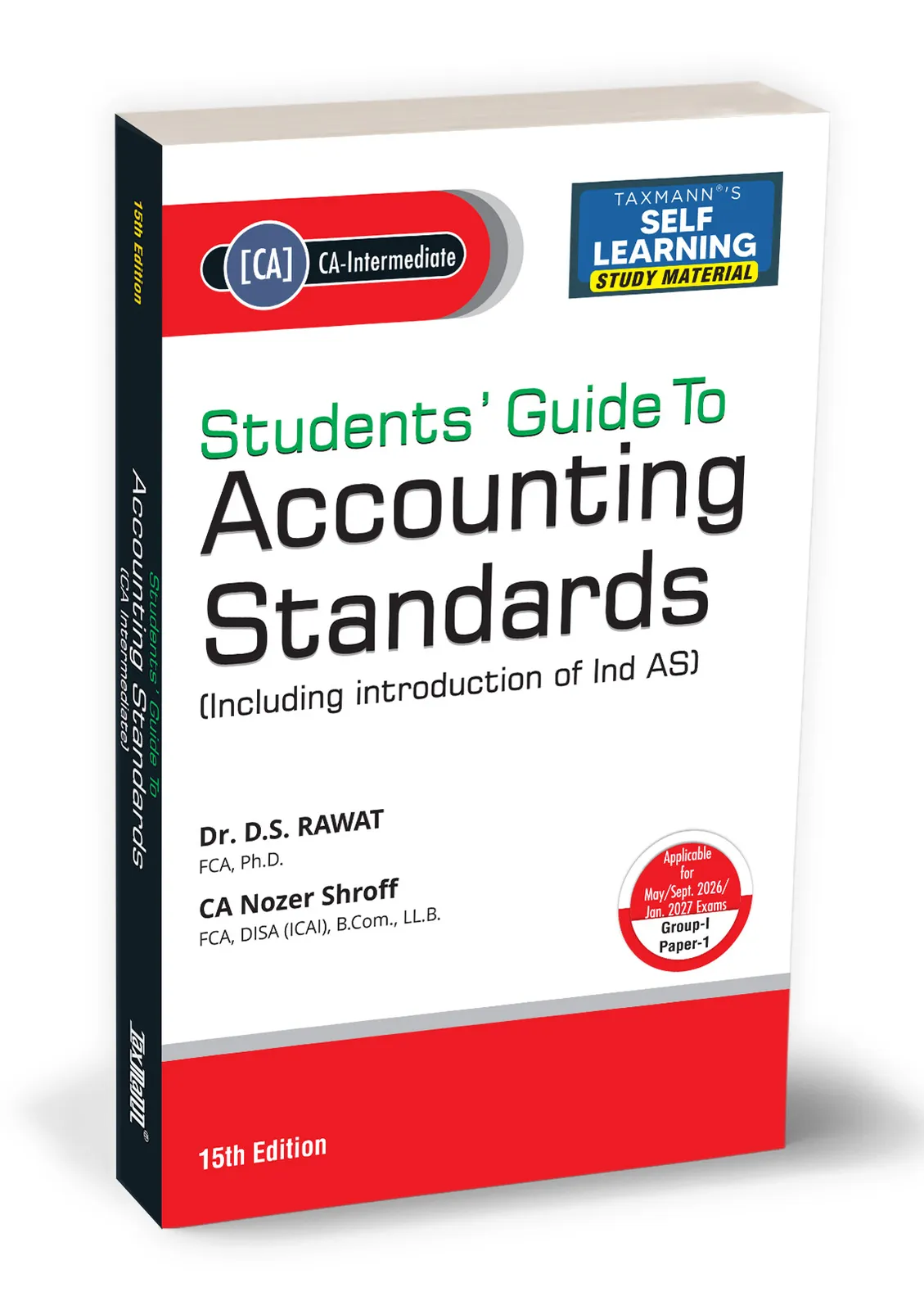Students' Guide to Accounting Standards (Adv. Accounts) | Study Material book cover