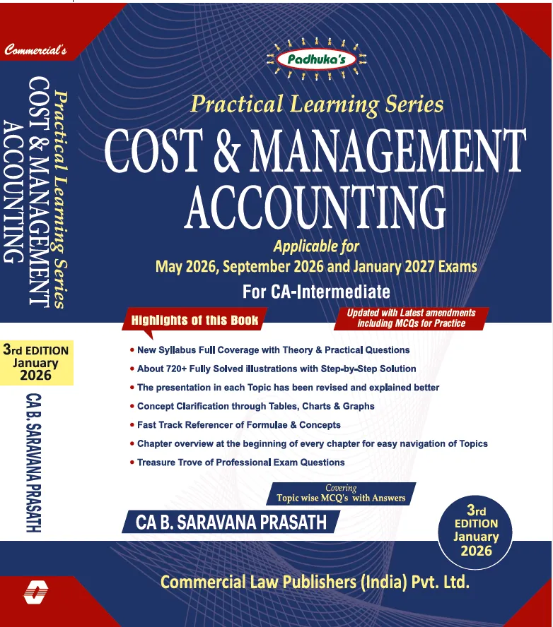 Practical Learning Series — Cost and Management Accounting (CA Inter)