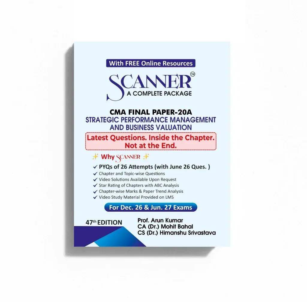 CMA Final Paper 20A Strategic Performance Management and Business Valuation Scanner