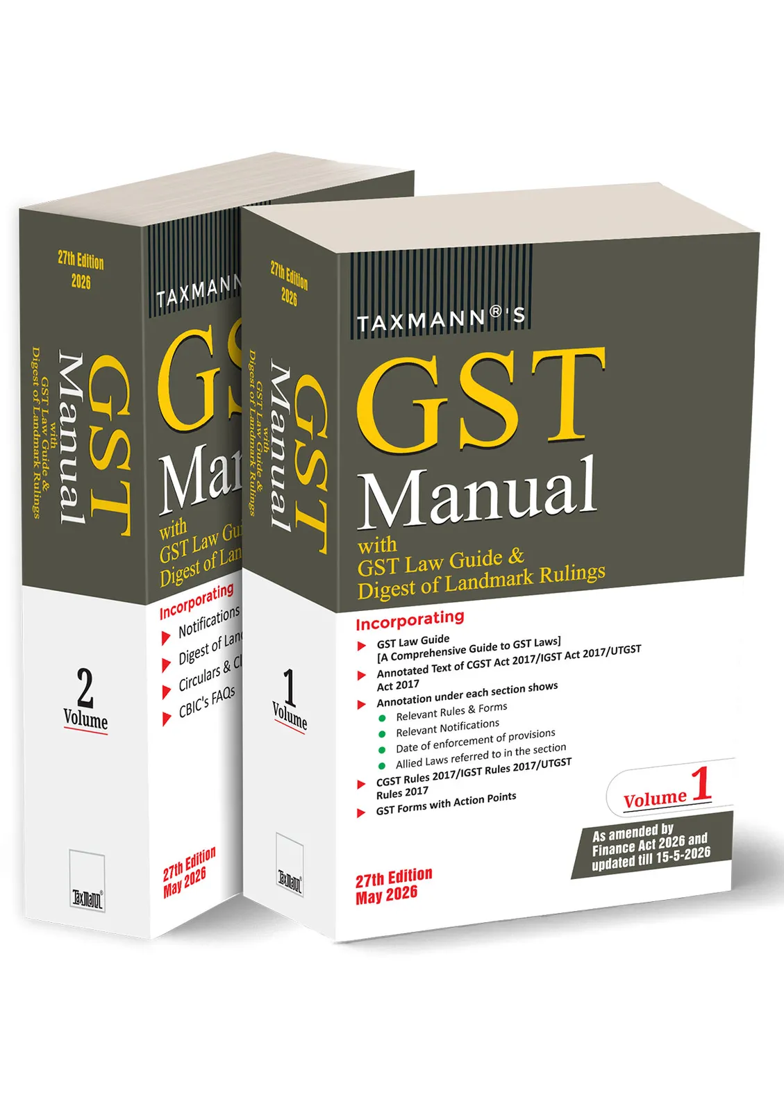 GST Manual with GST Law Guide & Digest of Landmark Rulings
