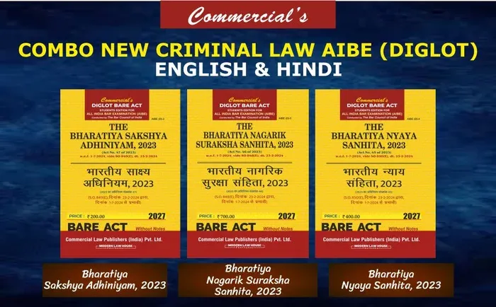 Combo New Criminal Law AIBE (Diglot) book cover