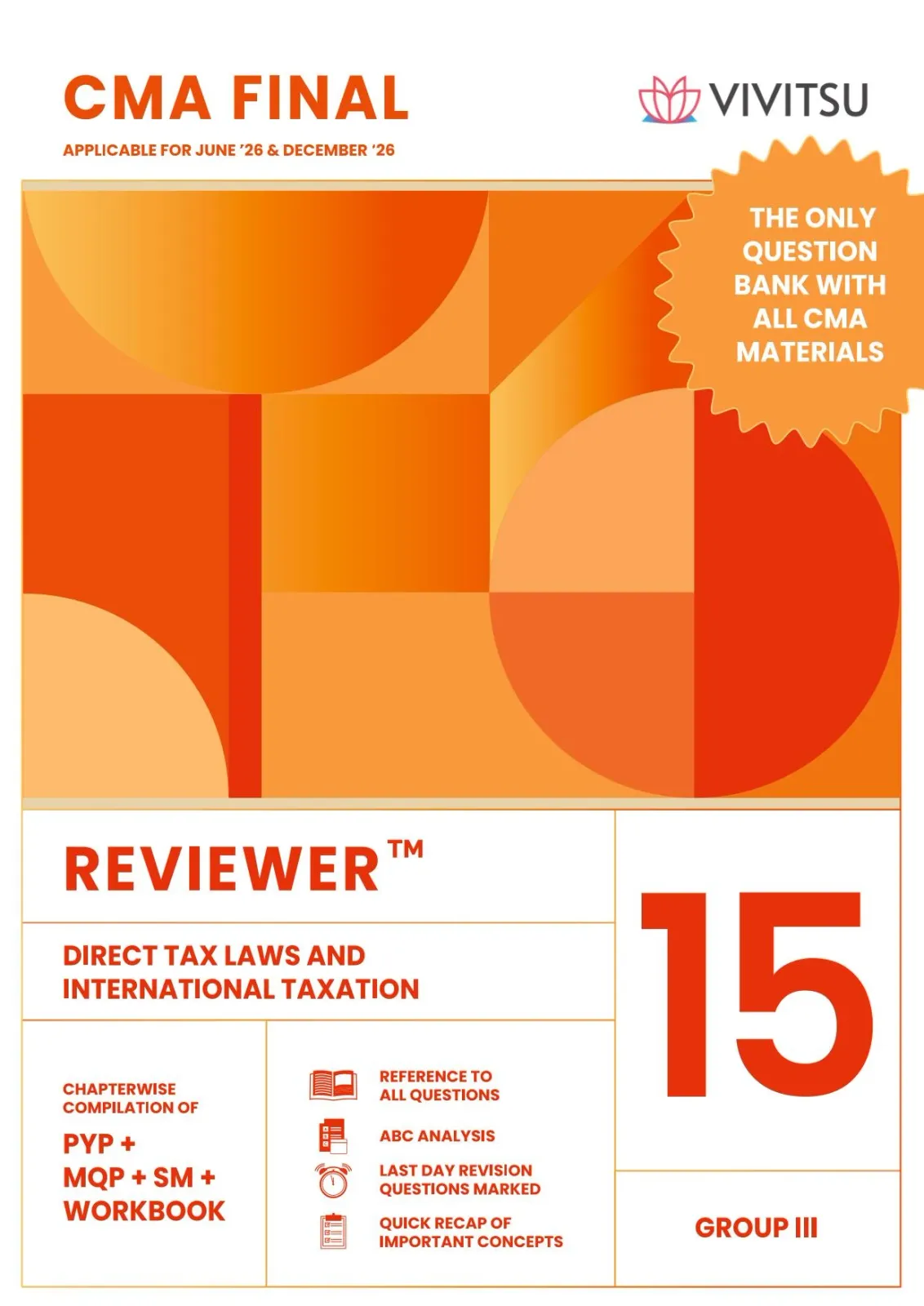CMA Final Reviewer - Direct and Indirect Taxation
