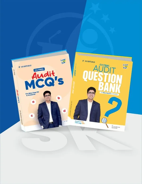 CA Final Audit Question Bank With MCQ (New Scheme) By CA Shubham Keswani Applicable For Nov 26 Exams book cover