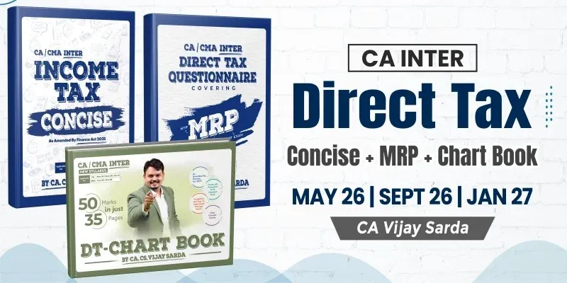 CA Inter Direct Tax All Books Set by CA Vijay Sarda