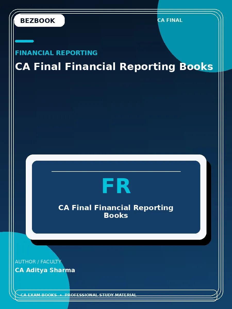 CA Final Group 1 Financial Reporting Books – CA Aditya Sharma