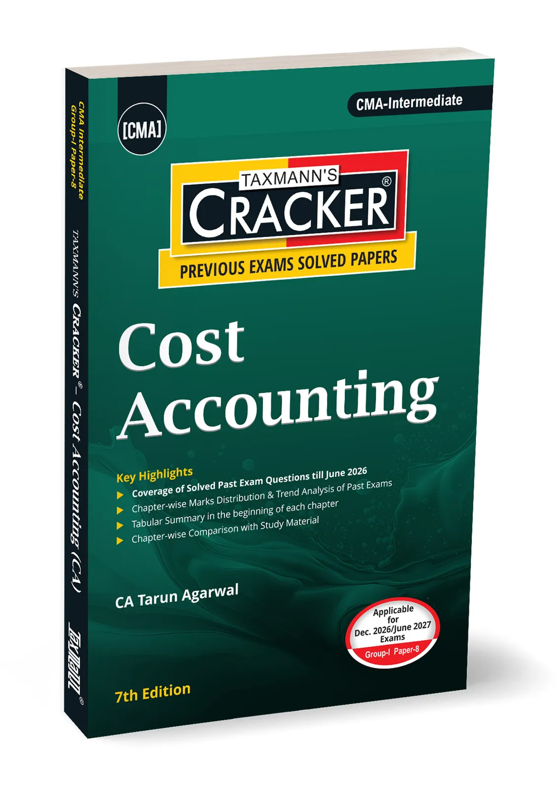 Cost Accounting (CA) | CRACKER book cover