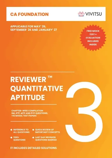 CA Foundation Reviewer - Quantitative Aptitude