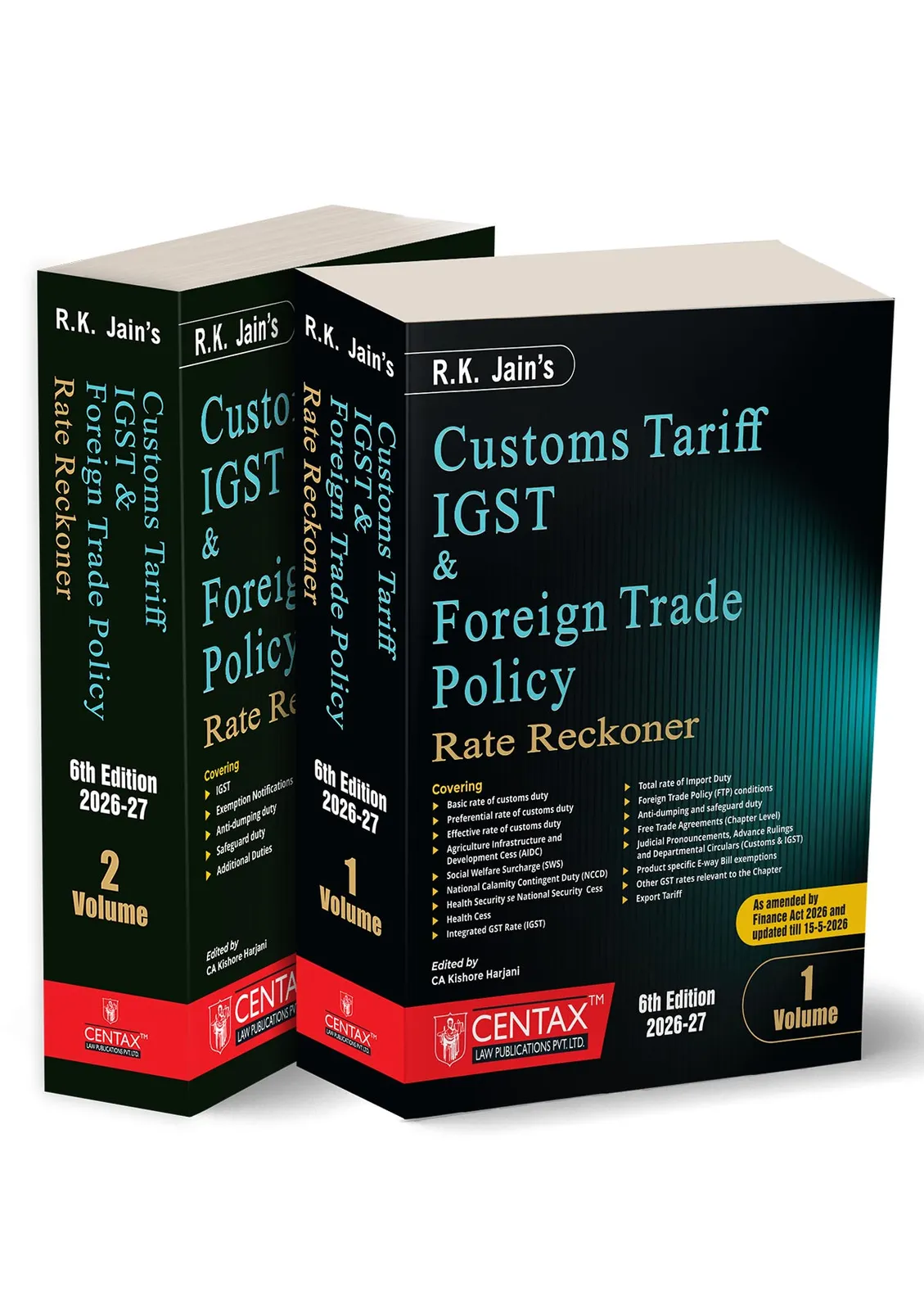 R.K. Jain's Customs Tariff, IGST & Foreign Trade Policy Rate Reckoner | 2026-27