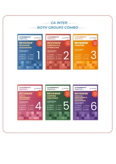 CA Intermediate Reviewer - Combo - Both Groups book cover