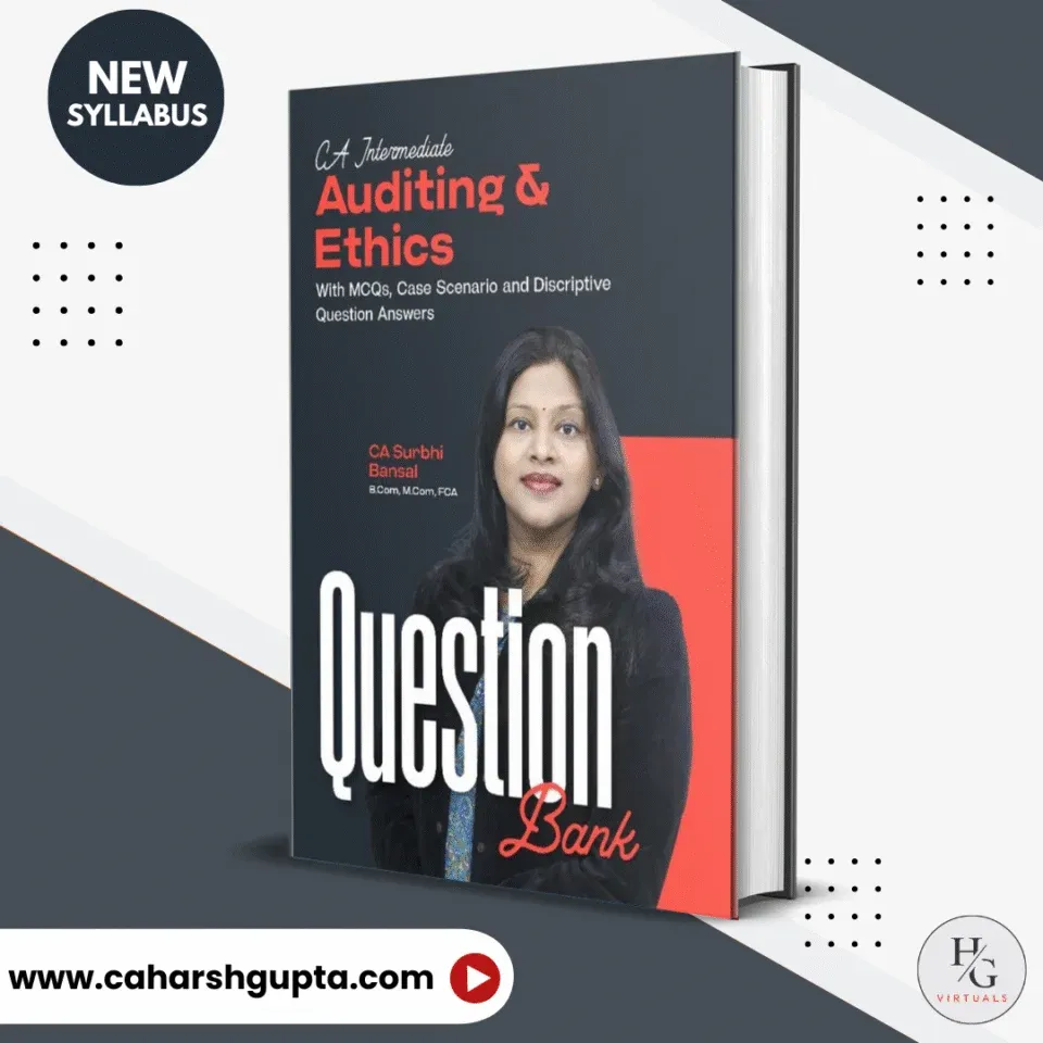 Question Bank-Auditing & Ethics-CA Surbhi Bansal | Sep’26/Jan’27 book cover